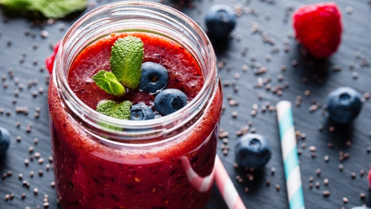 Mixed berry smoothie