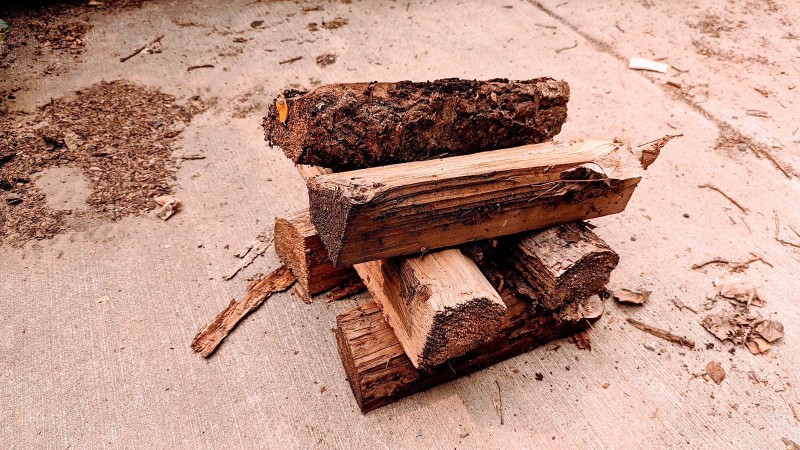 log cabin fire building technique
