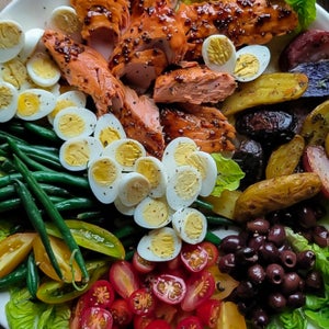 Autumn Salade Niçoise With Quail Eggs
