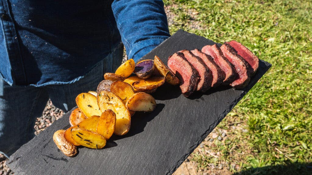 Grilled Venison Steaks