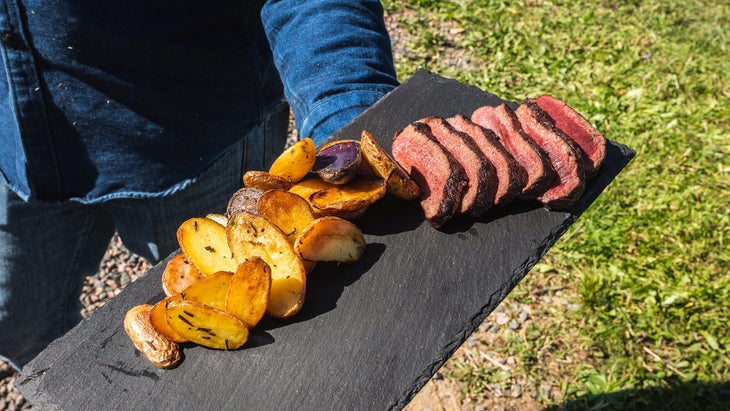 Grilled Venison Steaks