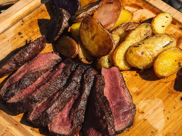 Grilled Venison Steaks