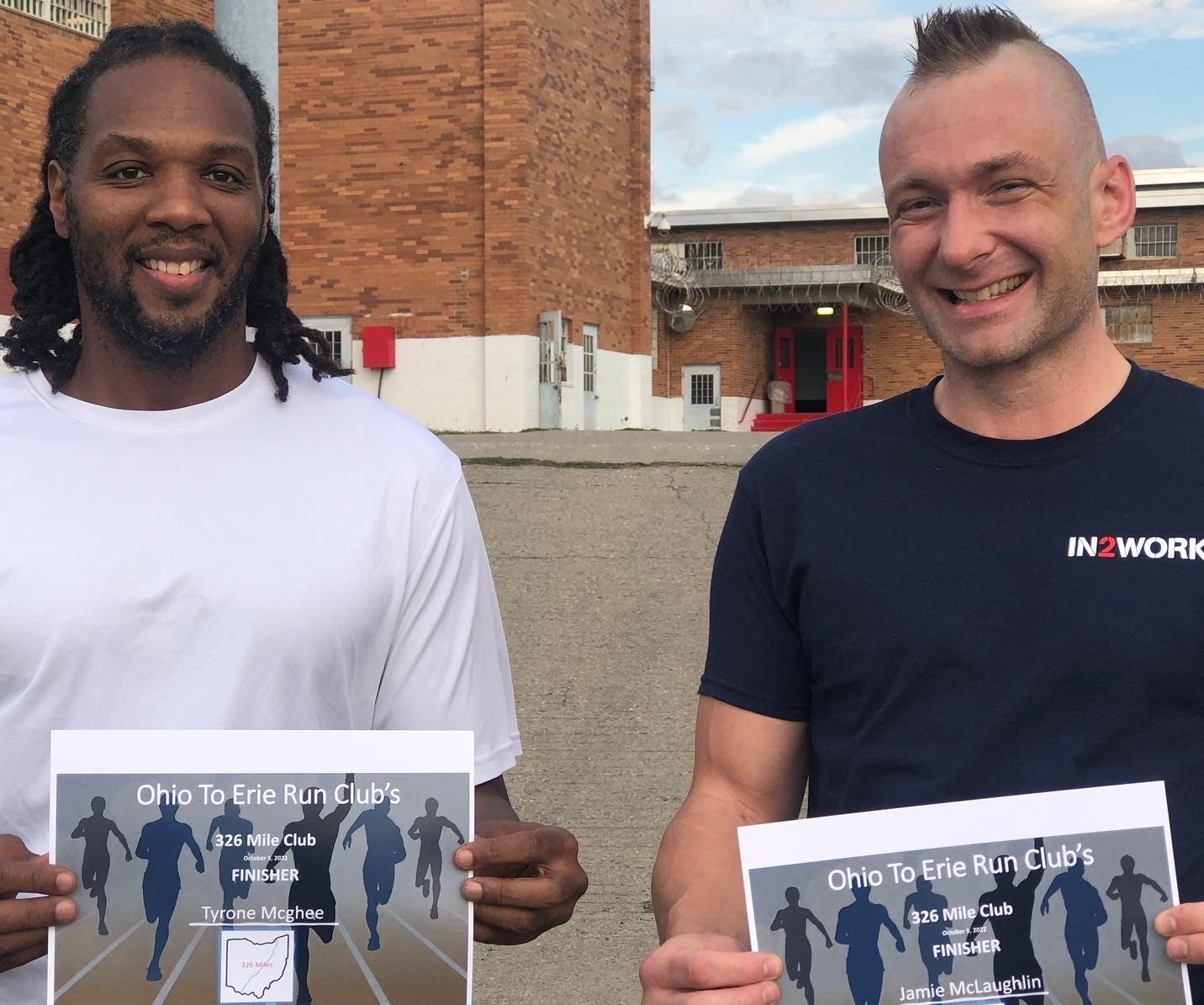 Two runners in prison