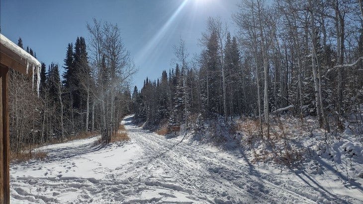 Happy Jack nordic ski area Wyoming