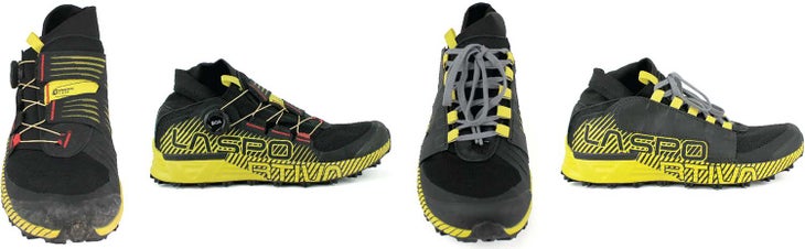 La Sportiva Cyklon with BOA lacing and traditional lacing