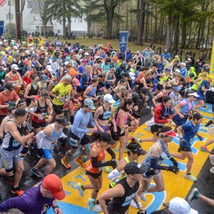 Boston Marathon starting line