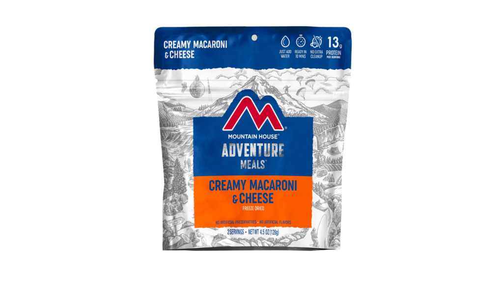 Dehydrated mac and cheese