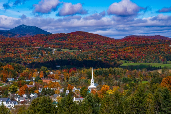 Stowe, Vermont, autumn foliage