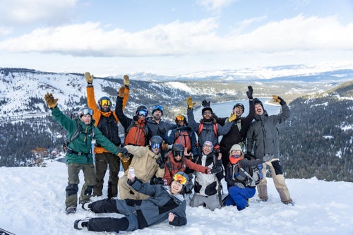 Testers from Outside's Snowboard Test
