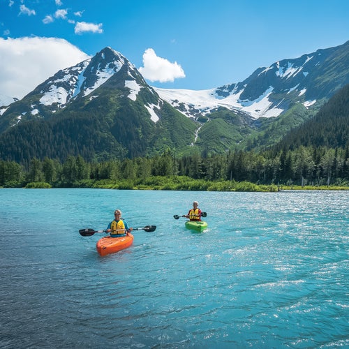 Kayaking Explorer Lake in Chugach National Forest
