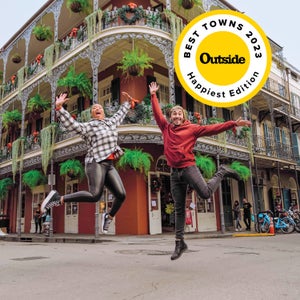 The French Quarter of New Orleans