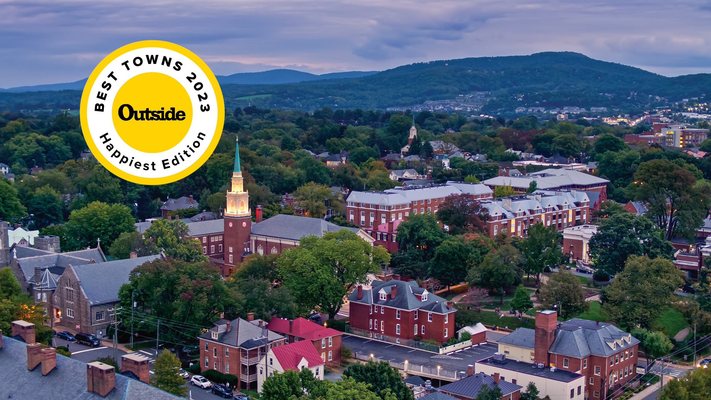 Mountain views in Charlottesville