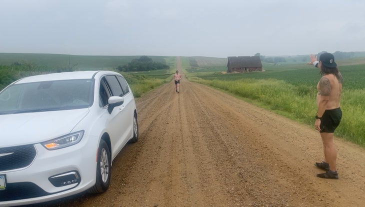 Running on Iowa gravel