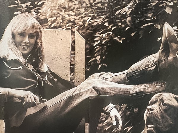 A 1990s author shot from the Ask E. Jean column