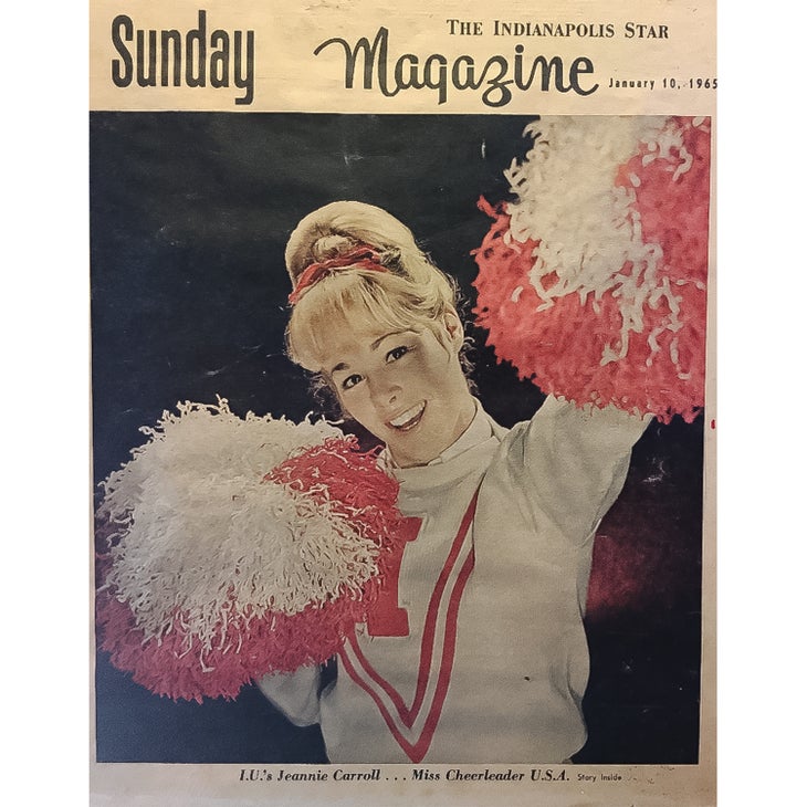 The cheerleading champ in 1965