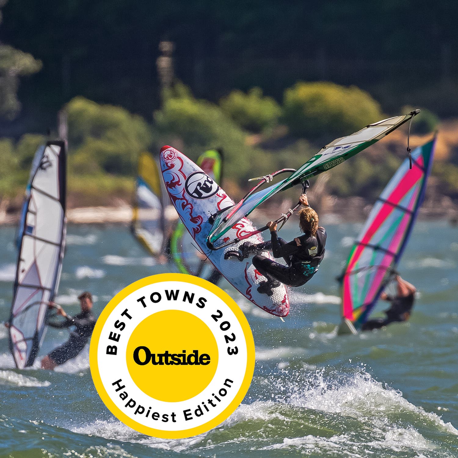 Windsurfing on the Columbia River