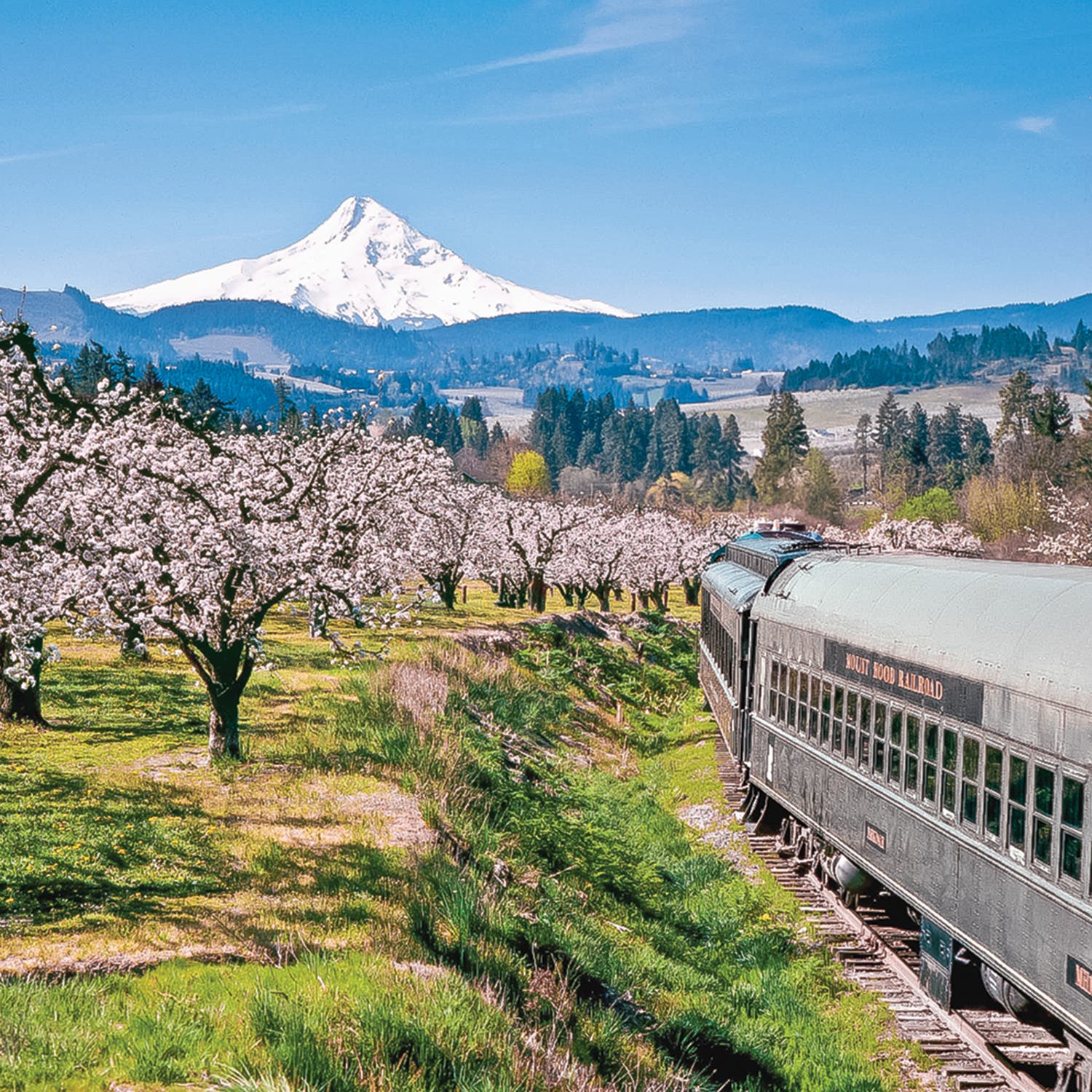 The lower Hood River Valley