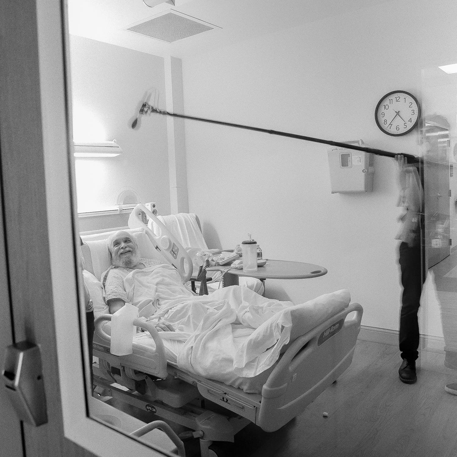 A patient at the hospital