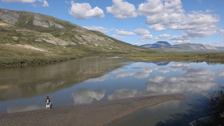 Flooded Noatuk River