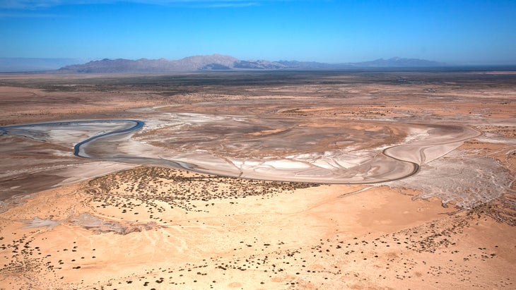 Colorado River runs dry