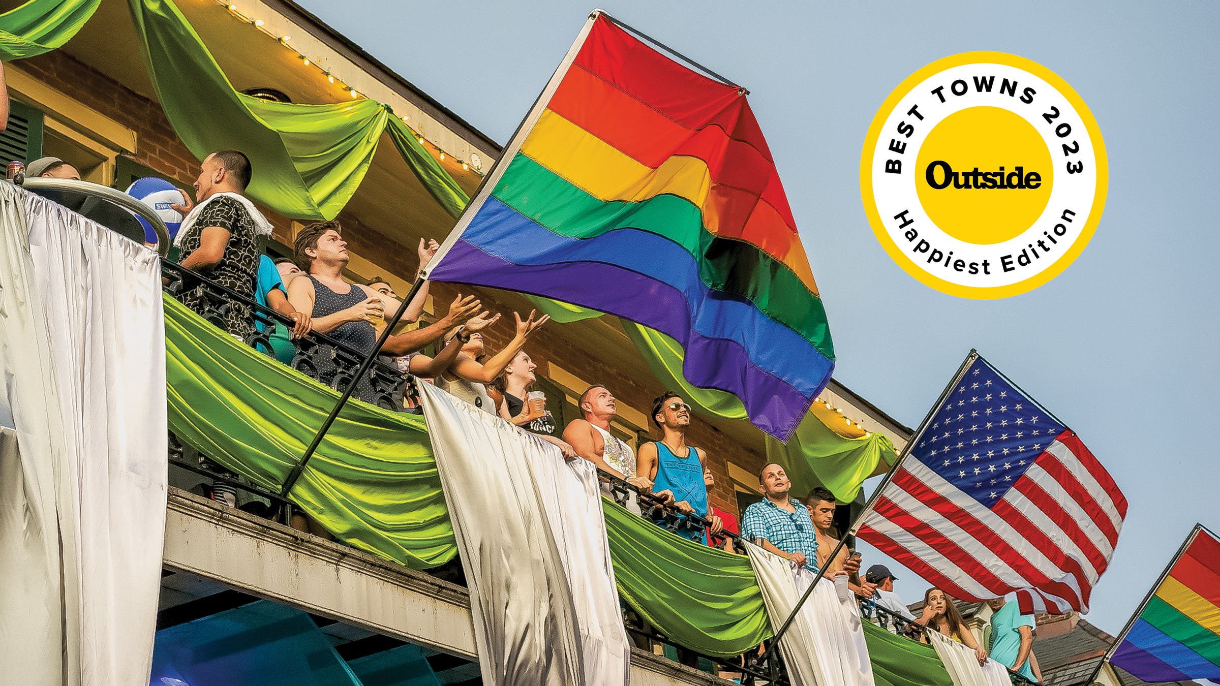 The Southern Decadence event in New Orleans, one of the happiest events in the us