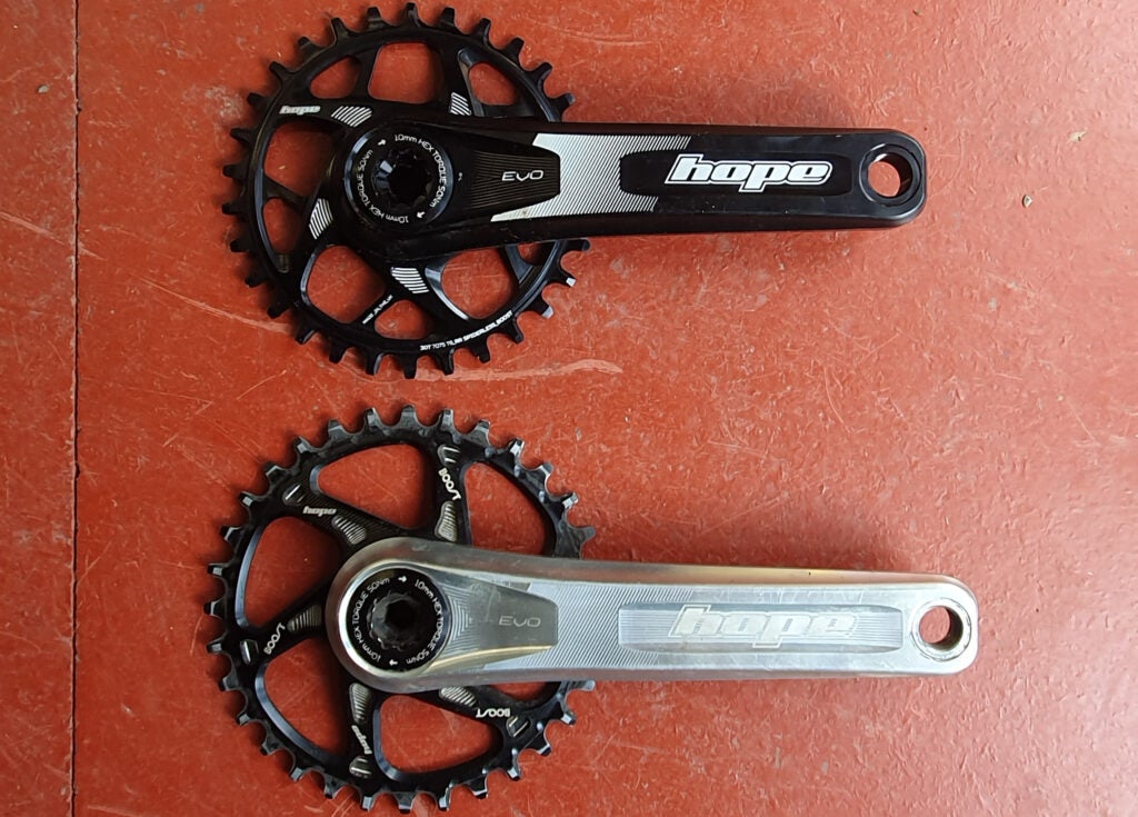 Mountain bike crankset store upgrade