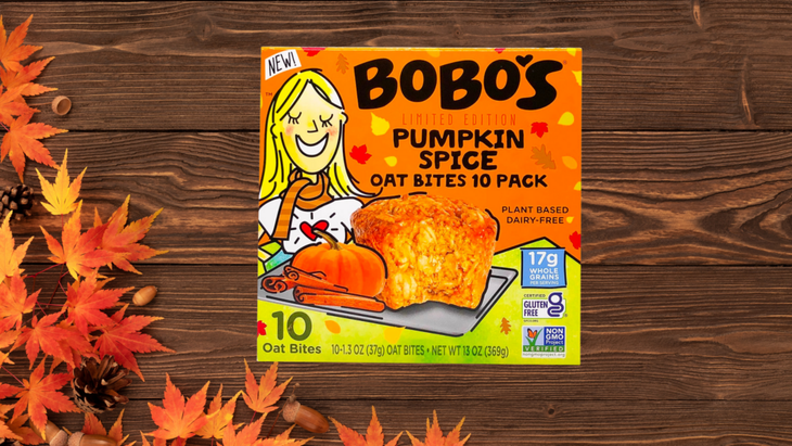 pumpkin spice Bobo's Bar