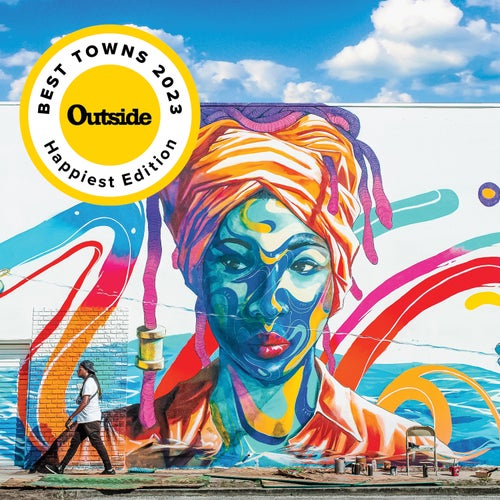 The mural Sewing Seeds in Saint Petersburg