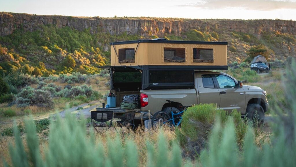 Tundra clearance bed camper