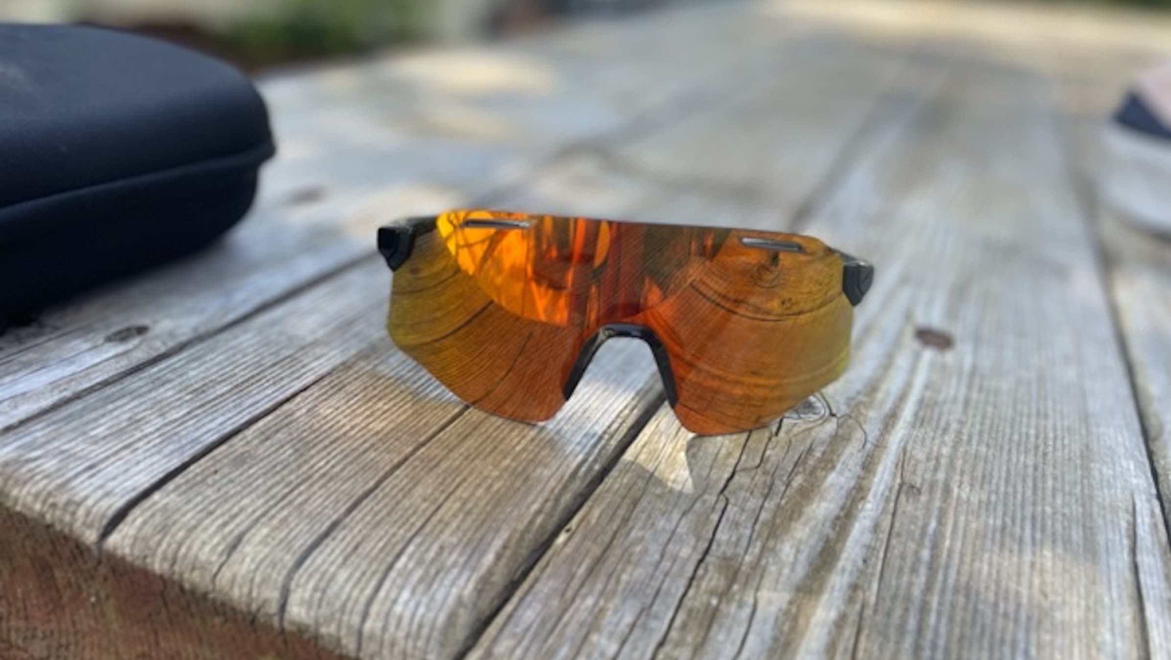 Oakley Performance Sunglasses Wrap Frame Outdoor Oakley | SI Ballistic M Frame Alpha | Black Frame w/ Grey Lens main image 3