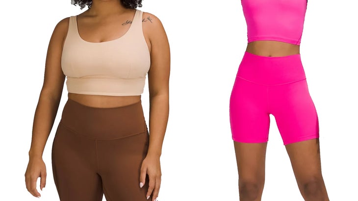 Lululemon Align Bra Light Support and 6” Align High-Rise Shorts