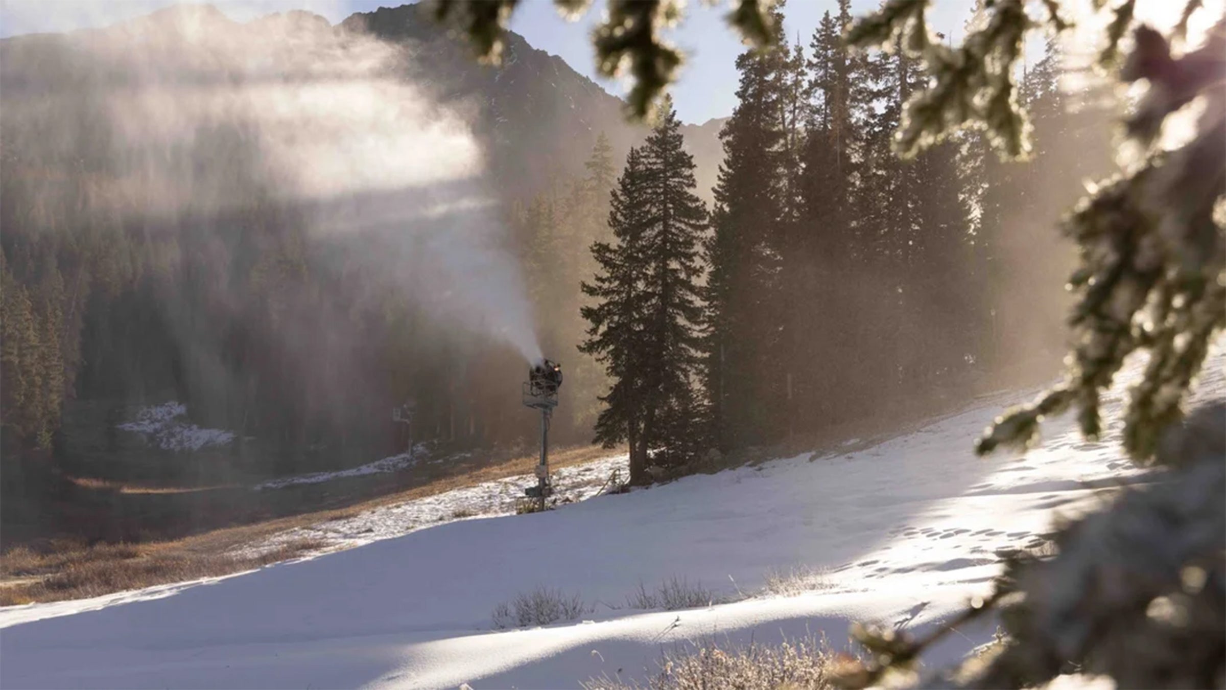 Arapahoe Basin wins the race to open, sort of.