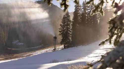 Arapahoe Basin wins the race to open, sort of.