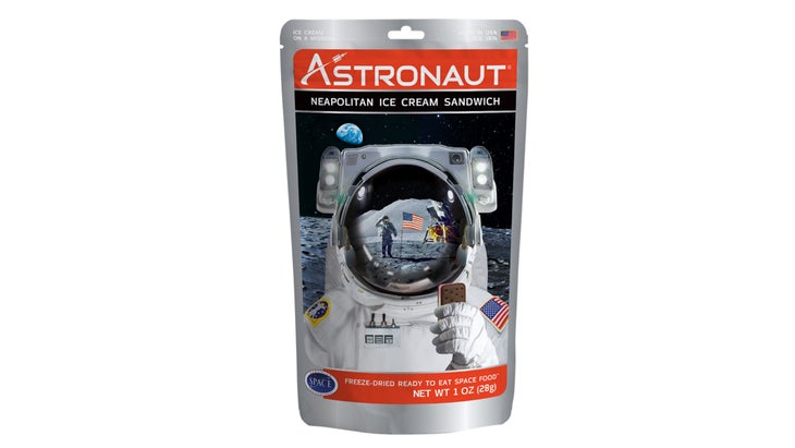Astronaut Foods Neapolitan Ice Cream Sandwich
