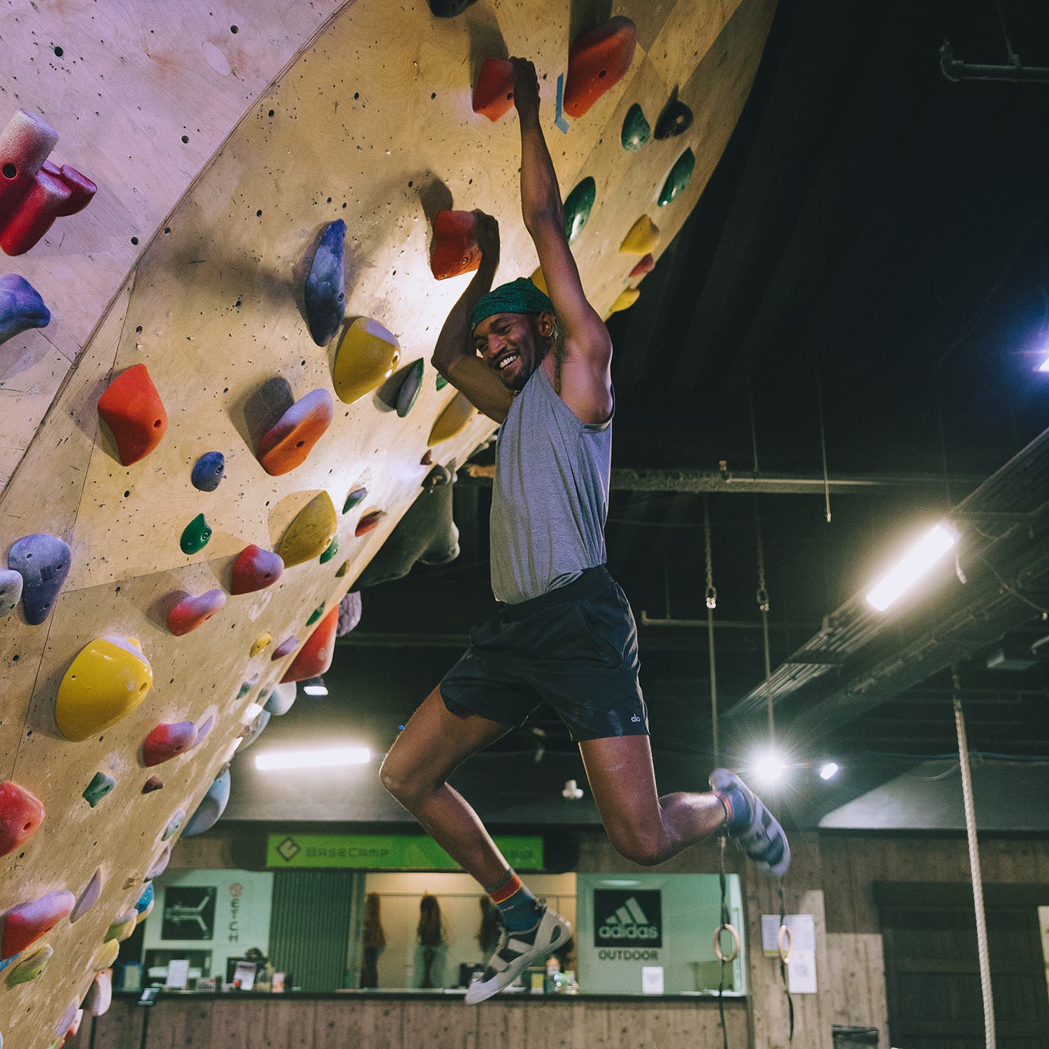 climbing at a gym in reno tahoe
