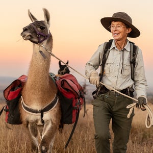 Llama packing with Lisa Wolf