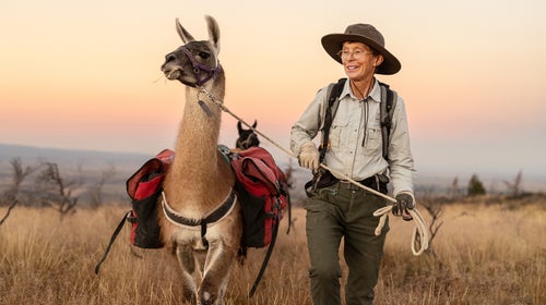 Llama packing with Lisa Wolf