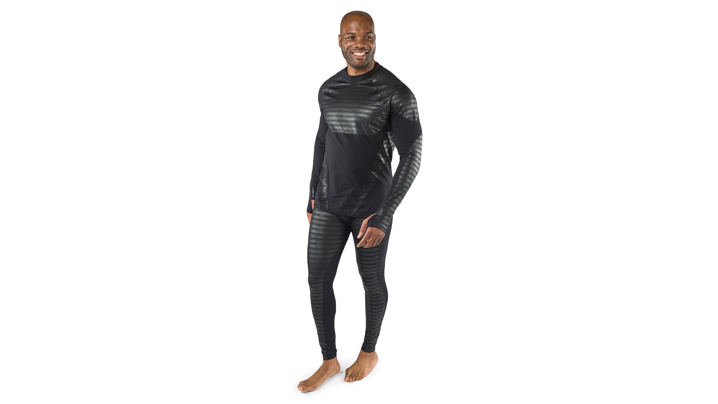 Seirus Men's Mapped Base Layer Top and Bottom