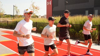 running, under armour, team running