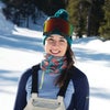 Portrait of Outside associate gear director Jenny Wiegand wearing ski clothing.