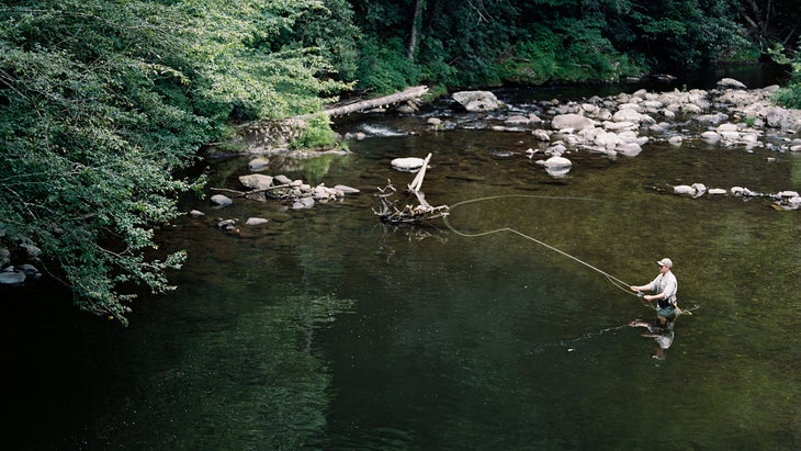 Fly fishing in Great Smoky Mountains National Park