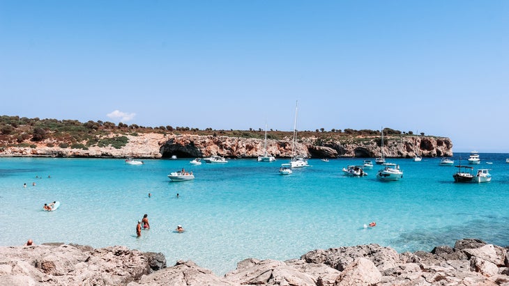 Rocky beach at Mallorca