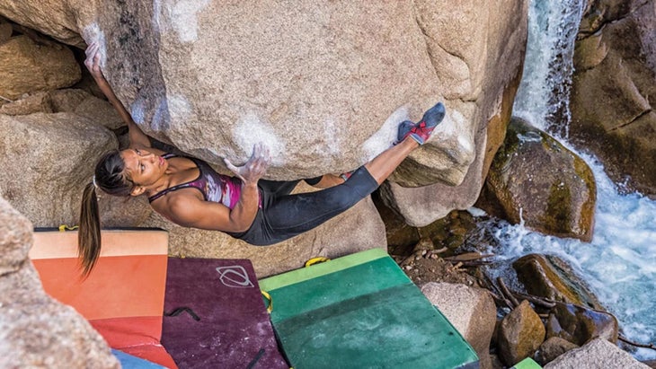 Meagan Martin bouldering