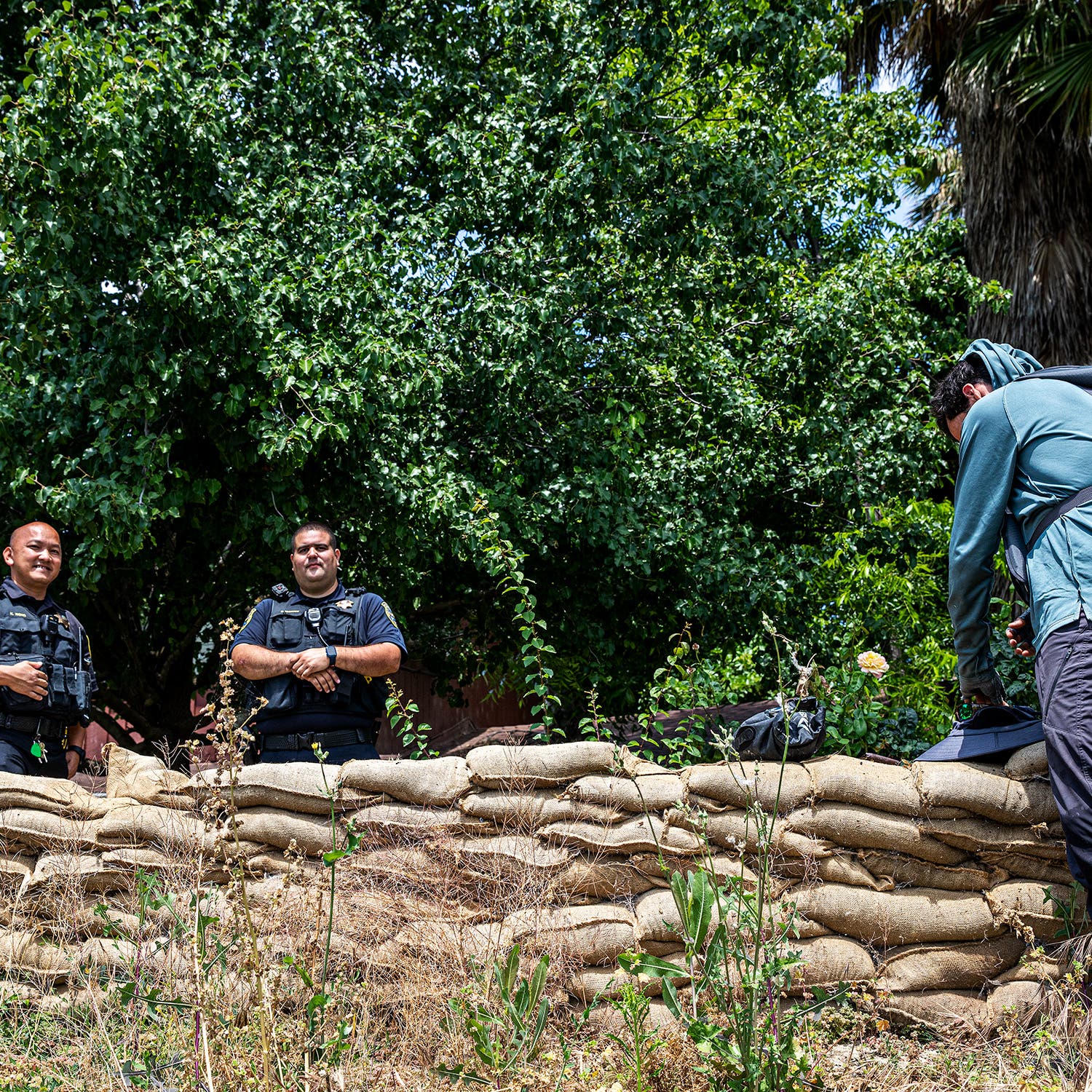 Firebaugh police stop the guys for a fateful chat.