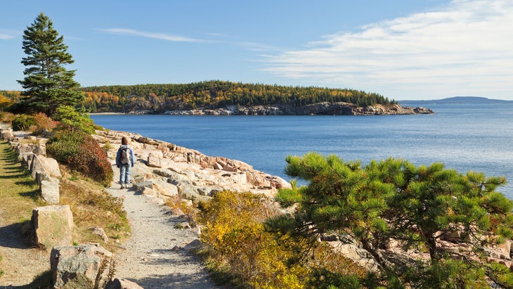 hiking Acadia National Park