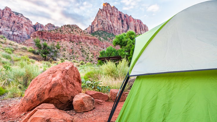 Watchman Campground, Zion National Park, Utah