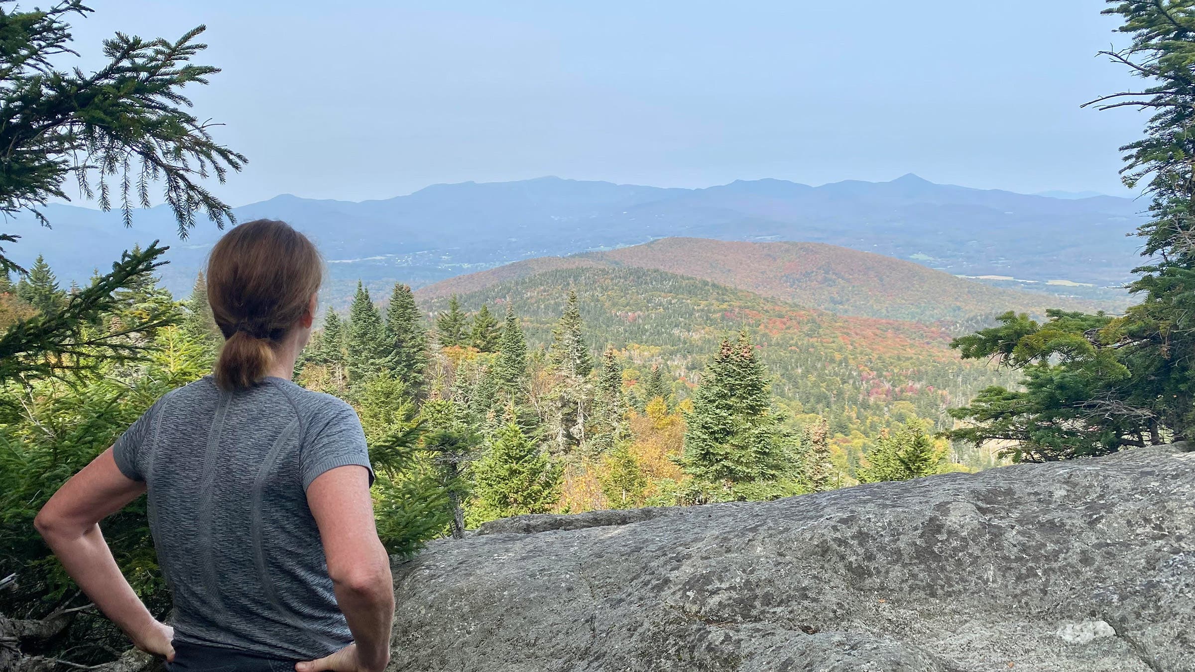 Mount Mansfield, Stowe, seen from Worcester Range