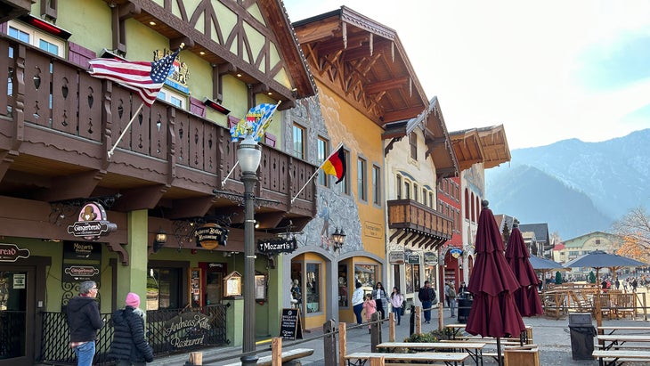 The "Bavarian Village" of Leavenworth, Washington