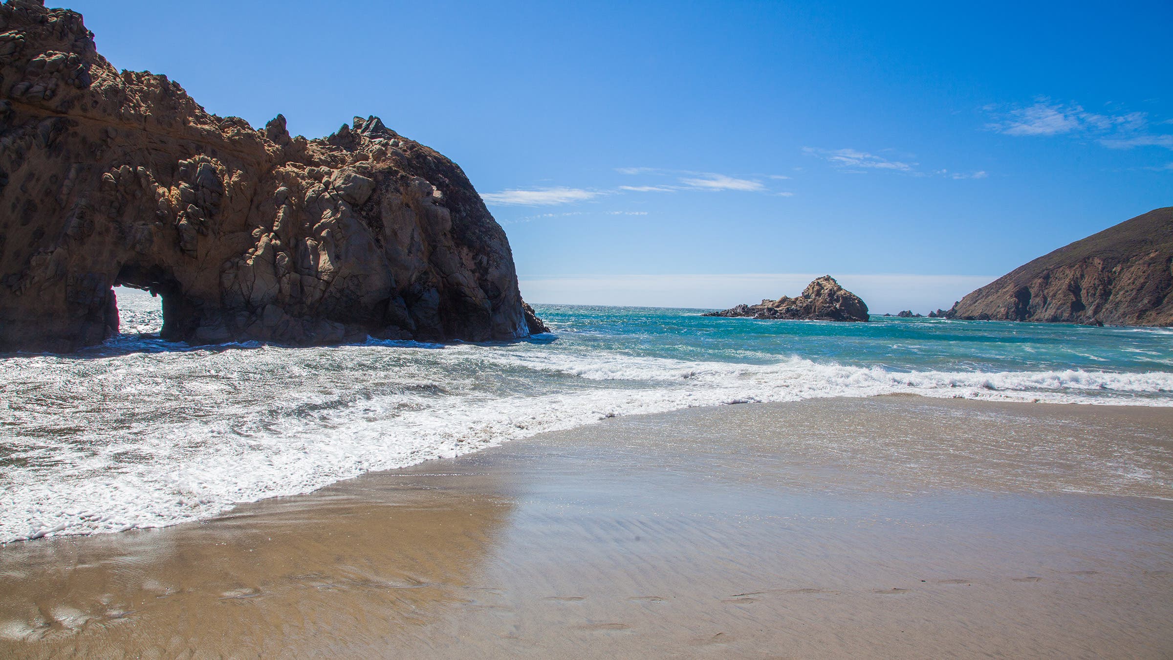 Pfieffer Beach, Los Padros National Forest, California