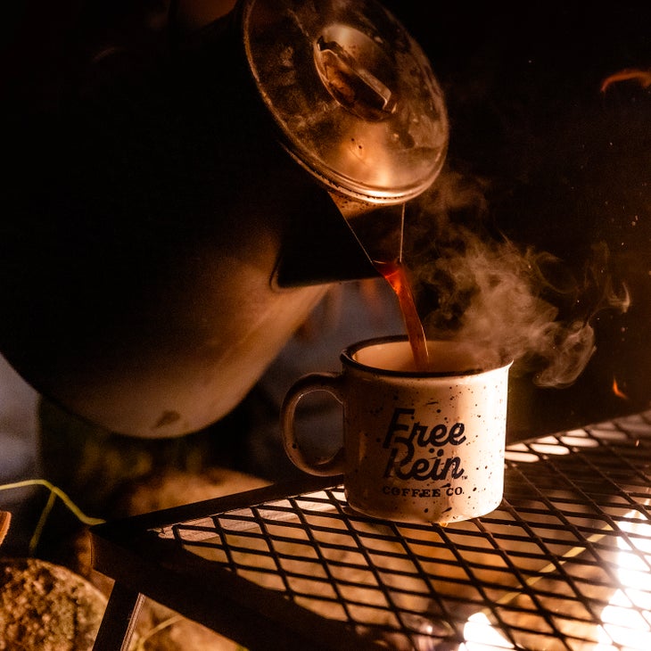 Coffee over a fire